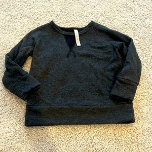 Childhoods Clothing heathered black sweatshirt 3t EUC